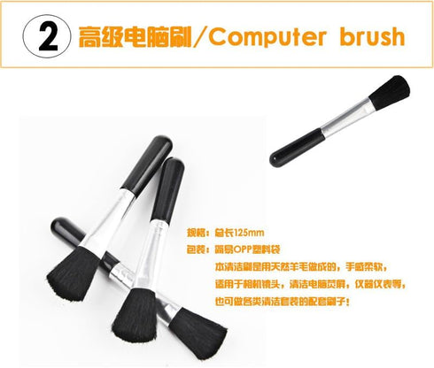 6 in 1 Dust Swiping Air Blower Brush Pen Cloth Cleaning kit for Digital Video Camera Computer Phone Screen Lens...
