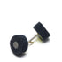 Utoolmart 4Pcs 6mm Shank 2 Inch Dia 800 Grits Cylindrical Head Nylon Fibre Abrasive Flap Wheel Grey...