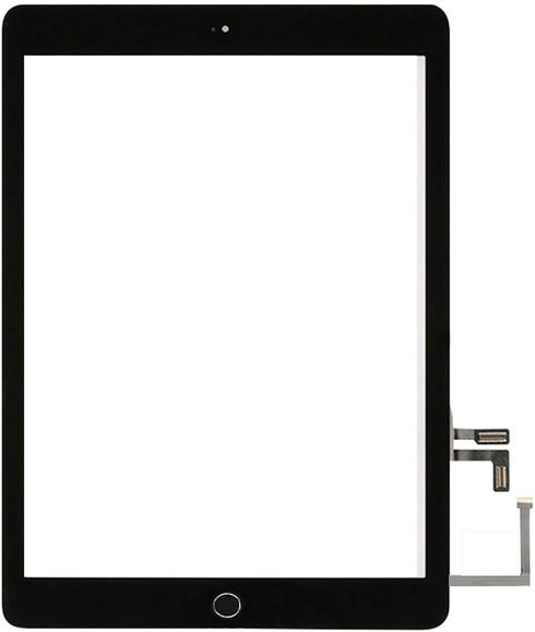 for Black iPad 5 2017 9.7 inch ?A1822, A1823? Touch Screen Digitizer Assembly Replacement with Home Button, Camera Bracket, Pre-Installed Adhesive...