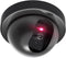 WALI Dummy Fake Security CCTV Dome Camera with Flashing Red LED Light with Security Alert Sticker Decals (SD-1), Black...