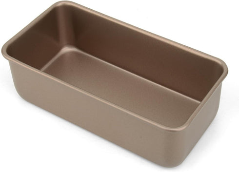 7.8inch Nonstick Loaf Pan, Classic Bakeware Bread Pan, 1.5 lb Dough Capacity Bakeware for Baking Bread, Champagne...