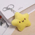 3 Pcs Yellow Plush Star Car Keychain Backpack Accessories Doll Pendant Heart Healing in Addition to Serving as a Keychain, for Backpack, Plush Wom...