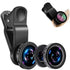 3 Lens Kit for iPhone and Android Camera | Ultra Wide Angle, Fisheye, Macro Lenses | Smartphone Photography & Video Creation | Palo Alto Electroni...