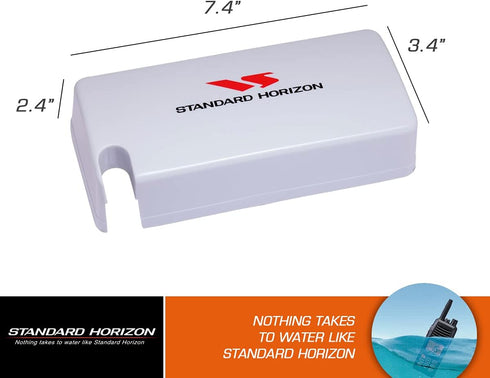 Standard Horizon HC1600 Rain/Dust Cover for GX1600 Explorer Marine VHF, White...