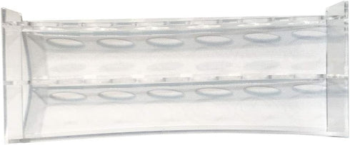 6 Hole Clear Acrylic Plastic Test Tube Bud Vase Spice Rack for Vials Bottles Toothbrush Razor Pen Display Stand...