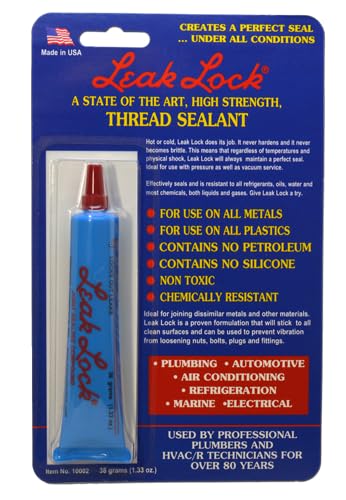 Pipe Joint Sealant - Prevents Leaks - High-Strength Thread Sealant for Metal and Plastic Surfaces - Easy-to-Apply - Ideal for Household, Plumbing,...