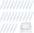 60PCS 2.2" Collar Stays for Men's Dress, Plastic White Collar Stays with Case, Waterproof Dress Shirt Collar Inserts Tabs, Reusable Shirt Collar I...