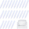 30PCS 2.2" Collar Stays for Men's Dress Shirts, Plastic Collar Stays Dress Shirt Collar Inserts, Waterproof Invisible Shirt Collar Inserts, Dress ...