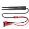 Portable SMD Chip Test Clip Meter Multimeter Clip SMD Test Clip Capacitor Clip Multimeter SMD Pen Meter...