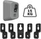 Speaker Wall Mount Brackets - Slim Satellite Design, Universally Compatible for Bose & Most Brands, Heavy Duty Holds 33 lbs, Industrial Metal, M5 ...