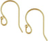 Adabele 50pcs Hypoallergenic Strong Ball End Fish Earring Hooks 22mm Dangle Ear Wire 18K Yellow Gold Plated Earrings Making for DIY Earrings Jewel...