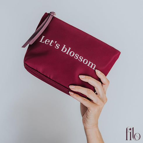 Filo Stylish Travel Pouch - Versatile & Fashionable Travel Toiletry Bag - Travel Bag with Rose Gold Zipper - Organized Travel, Makeup, Toiletries ...