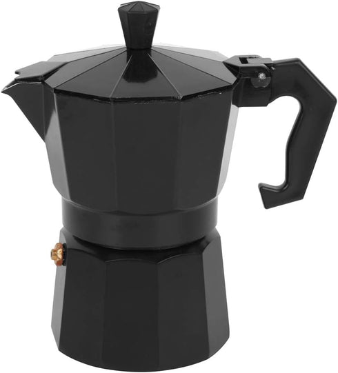 Oumefar 6 Cup Coffee Maker, Italian Coffee Maker, Coffee Maker, Coffee Maker Tool, Quick Pot for Home Office (Black)...