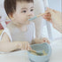 Ginbear Baby Bowls with Suction First Stage, Silicone Bibs, Baby Feeding Spoons, Baby Led Weaning Supplies for Ages 6 Months+ (Almond)...