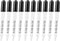 10 Pcs 1ml Straight Tip Droppers Glass Eye Droppers Liquid Measuring Droppers Lab Dropping Pipettes Essential Oil Droppers with Black Rubber Head...