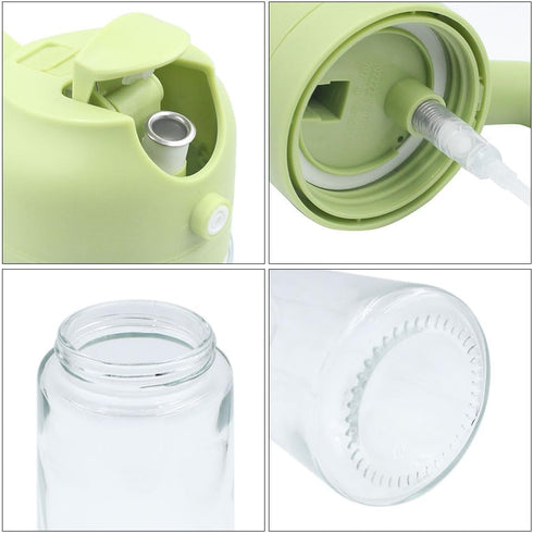 Oil Dispenser for kitchen, 2 In 1 Oil Dispenser & Oil Sprayers, 470ml/ 16oz Olive Oil Dispenser Bottle, Food-grade Oil Mister for Air Fryer, Bakin...