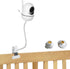 Flexible Baby Monitor Clip Clamp Mount Compatible with HelloBaby HB6550/HB65/HB66/HB248,ANMEATE SM935E,iFamily 43E,Kidsneed SM935, Hellobaby Camer...
