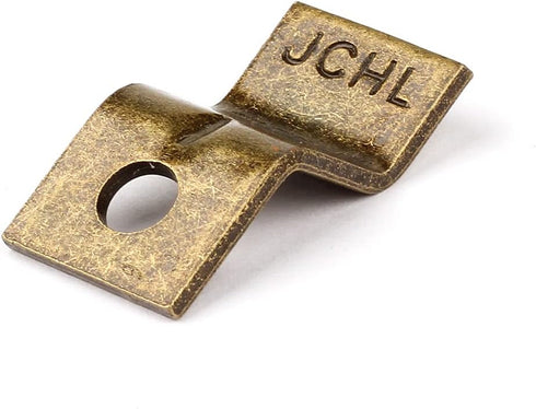 Table Desk Top Fasteners with Screws Bronze Heavy Duty Z Table Top Connectors Table Clips/Table Top Brackets, 40 Packs Set (Include 40 Clips and 4...