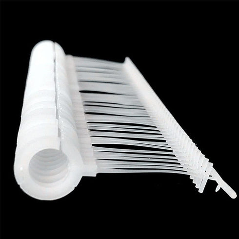 1000 Pcs Plastic J Hook Clothing Tagging Fasteners for Tag Label, 2 inch (Clear)...
