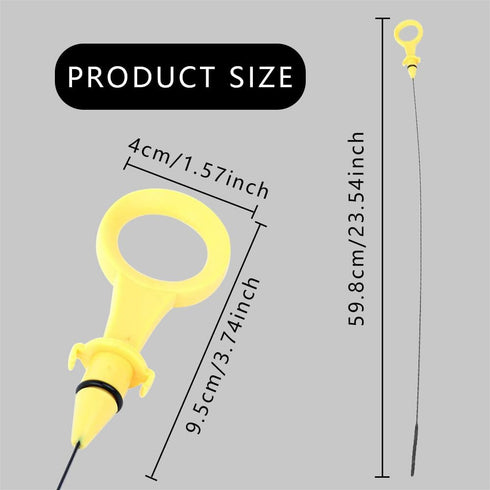 Car Engine Oil Dipstick Replacement OEM#06H-115-611E, Double Hole Oil Dipstick for Checking Oil Level, Car Accessories Compatible with Audi A3 A4 ...