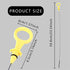 Car Engine Oil Dipstick Replacement OEM#06H-115-611E, Double Hole Oil Dipstick for Checking Oil Level, Car Accessories Compatible with Audi A3 A4 ...