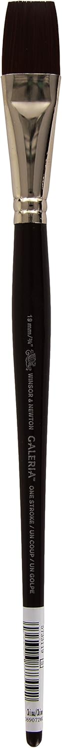 Winsor & Newton Galeria One Stroke Short Handle Brush, 3/4-Inch...