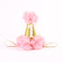 Infant Baby 1st Birthday Party Hat Princess Hairband Baby Girl Flower Delicate Hair Accessories Crown Party Hats, Pink, Small...