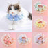 Pet Pink Adjustable Collar Dog Detachable Lace Neckerchief Cat Scarf Accessories Puppy String Bib for Small Medium Pet, Neck 9.84-11.81 Inches(M,p...