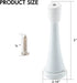 HOME MASTER HARDWARE 12 Pack Door stoppers,Door stop?Door draft stopper,Door stoppers for bottom of door,White rubber door stop,3-in MB Heavy Duty...