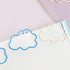 Operitacx 60 Pcs Paper Clip Metal Memo Clips Kids Birthday Bag Filler Paper Clamps Cloud Shaped Bookmark Decorative Page Marker Document Clips Min...