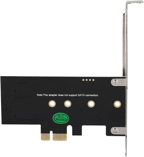 M.2 PCIe PCI E Adapter, M.2 to PCI E3.0 X1 Expansion Card,M2 SSD NGFF NVME (m Key) to PCIe 3.0 x 1 Adapter with Low Bracket for Desktop PCI Expres...