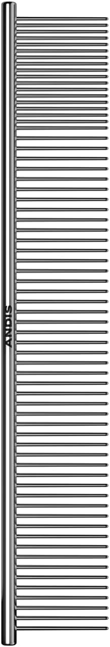 Andis 68545 Stainless-Steel Comb for Knots, Mats & Loose Hair Removal - Effective Dematting Tool Comfortable, Lightweight, Portable & Safe for Dog...
