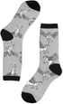 AOYEGO Cute Dogs Funny Socks Cartoon Parisian Dachshund Novelty Casual Crew Socks Contrast Color Design for Women Men Gift...