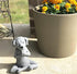 4.7" Meditation Dog Statue Yoga Dog Garden Decor Buddha Art Sculptures Home Ornament Garden Decoration, Home Decoration (Meditation Dog Statue, Do...