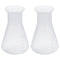 PATIKIL 100ml Plastic Erlenmeyer Flask, 2 Pack Wide Mouth Conical Flask for Laboratory, Clear...