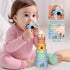 Silicone Stacking Castle Toy, Soft Teether Toy, Montessori Educational Toy for Babies and Toddlers, 6+ Months, BPA Free, 5 Piece Set...