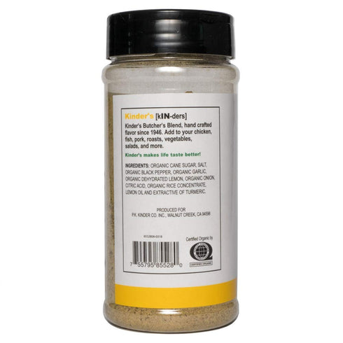 Kinder's Organic Lemon Pepper Seasoning, 11.8 OZ, One pack...