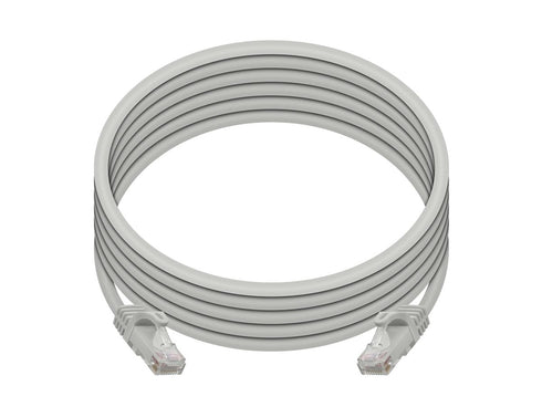 Monoprice Cat6 10ft Gray Patch Cable UTP 24AWG 550MHz Pure Bare Copper Snagless RJ45 Flexboot Series Ethernet Cable- Pack of 1...