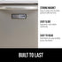 Gorilla Grip Clean and Dirty Dishwasher Magnet Sign, Optional Adhesive, Magnetic, Easy Read, Non-scratch, Heavy Duty Shutter Slide Magnets for Dis...