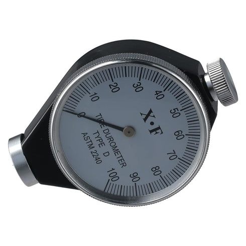 Rubber Tire Durometer Dial Value 0-100 Degrees Portable Shore Type A/O/D Hardness Tester Meter Compact Large LCD Display Digital Hardness Meter(Ty...