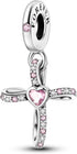 Parmuz 925 Sterling Silver Charm For Bracelet Butterfly Love Heart Evil eye Cross Christmas Gift Charms for woman Dangle Pendants Beads Jewelry Gi...
