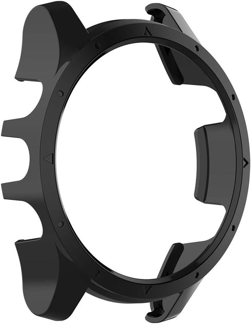 MOTONG Transparent PC Protective Case Cover Shell for Garmin Forerunner 945 and Garmin Forerunner 935, Soft and Durable(PC Black)...