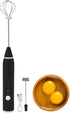 Mini Electric Blender Rechargeable Whipper 3 Modes Handheld Milk Frother with Detachable Probe Adjustable Foam Maker Blender for Frappe Hot Chocol...