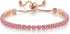 Dainty Sparkling Crystal Tennis Bracelets Set 18K Gold Plated Shiny Cubic Zirconia Jewelry Birthday Gifts for Women...