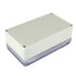 ABS Plastic Junction Box, Dustproof Waterproof IP65 Electrical Box - Universal Project Enclosure Grey, with PC Transparent/Clear Cover 6.2"x3.5"x2...