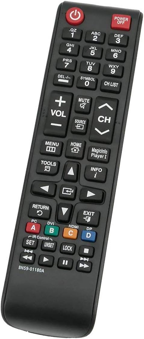 ALLIMITY BN59-01180A Remote Control Replacement for Samsung TV BN5901180A DC32E DC40E DC48E DC55E DH40D DH48D DH55D DM32D DM40D DM48D ED65E ED75E ...