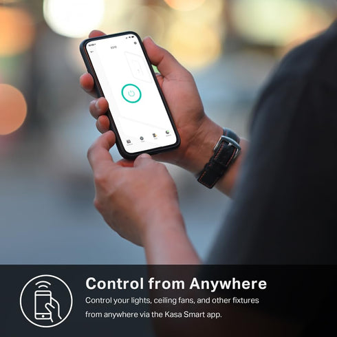 Kasa Smart Light Switch HS200-BL, Single Pole,Neutral Wire Required, 2.4GHz Wi-Fi Light Switch Compatible with Alexa and Google Home, UL Certified...