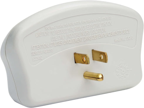 Tripp Lite 3 Outlet Portable Surge Protector Power Strip, Direct Plug In, $5,000 INSURANCE (SK3-0), Apple, Grey...