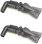 2 Pcs Aquarium Pump Duckbill Nozzle,Water Outlet Return Pipe Fitting,Fish Tank Duckbill Sprinkler Aquarium Pump Flare Duckbill Nozzle,Water Outlet...