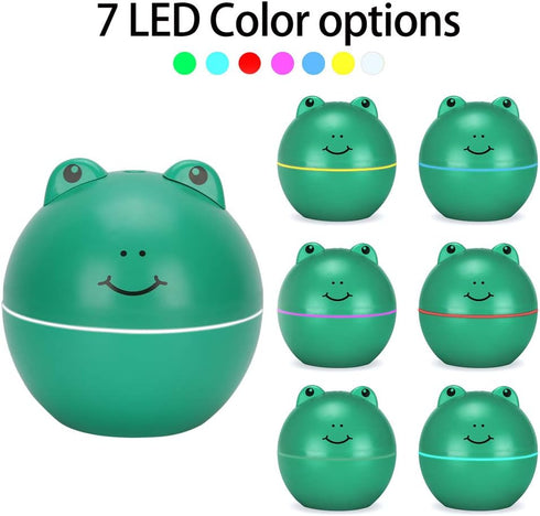 Portable Humidifiers Mini USB Mist Humidifiers Mini USB Desk Humidifiers for Travel, Car, Office, Bedroom, Frog...